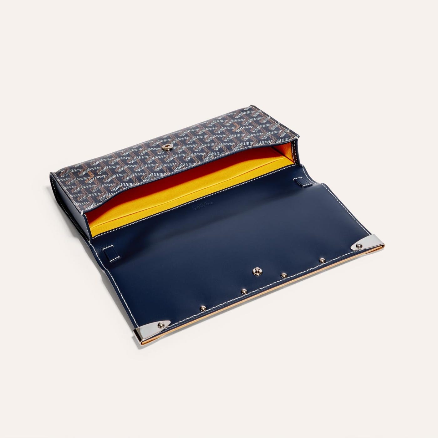 Goyard Monte-Carlo PM Clutch Navy Blue - Image 4